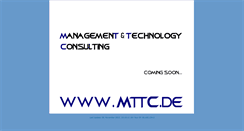 Desktop Screenshot of mttc.de